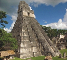 Explain the meaning and use of these two Mesoamerican structures: the Temple of the Feathered Serpent from Teotihuacán (figure 17.13) and the Mayan Temple I at Tikal (Figure 17.14).