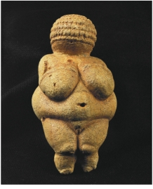 the Woman from Willendorf (figure 13.8) with the Spear Bearer (figure 13.29). How might we argue that both sculptures are idealized?