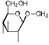 <strong>Which of the following is a glycoside?</strong> A) B) C) D) E)