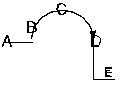 <strong>Consider the following reaction diagram. Which letter indicates the transition state? </strong> A) A B) B C) C D) D E) E