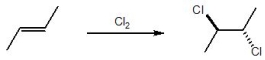 <strong>For the following reaction, how many stereoisomeric products are formed? </strong> A) 0 B) 1 C) 2 D) 3 E) 4