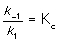 <strong>In the following reaction sequence the first step is reversible. and k<sub>2</sub> is small relative to k<sub>1</sub> and k<sub>-1</sub>. Select all that apply.</strong> A) where K<sub>c</sub> is the equilibrium constant. B) The rate-determining step is step two: . C) . D) .