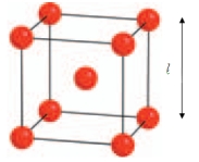 <strong><font face=symbol></font>-tungsten crystallises with a body centred cubic structure where the length of the unit cell is 3.150 Å. Use the diagram to calculate the radius of a tungsten atom. (Hint: The radius of the atom is just half the distance between the two closest atoms.) </strong> A) 2.692 Å B) 1.136 Å C) 1.346 Å D) 1.575 Å