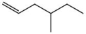 <strong>What is the IUPAC name for: </strong> A) 4-methylhex-1-ene B) 4-ethylpent-1-ene C) 3-methylhex-5-ene D) 2-ethylpent-4-ene