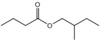 <strong>The correct IUPAC name for the following molecule is: </strong> A) 2-methylbutyl butanoate B) 2-methylbutyl propanoate C) 2-ethylpropyl butanoate D) butyl butanoate