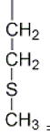 <strong>Match the following structural formulae of amino acid side chains with the correct names of the amino acids that possess them. -Serine</strong> A) B) C) D) E) F)