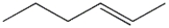 <strong>What is the name of this compound? </strong> A) Hex-1-ene B) Hex-2-ene C) Hex-3-ene D) Hex-4-ene E) Hex-5-ene