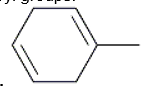 <strong>Which of the following is an aryl group?</strong> A) B) -CH<sub>2</sub>CH<sub>3</sub> C) -OH D) E)