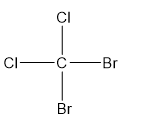 <strong>Which of the following molecules is chiral?</strong> A) B) C) D)