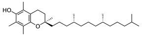 <strong>Which of the following vitamins would be fat-soluble?</strong> A) B) C) D)