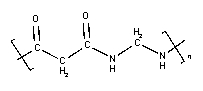 <strong>Choose the monomer that would polymerize with H<sub>2</sub>NCH<sub>2</sub>NH<sub>2</sub> to give a polymer with the following formula. </strong> A) B) C) D)