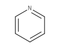 <strong>Choose the heterocyclic structure that represents pyridine.</strong> A) B) C) D)