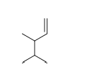 <strong>Choose the correct chemical formula for in the following molecule. </strong> A) C<sub>7</sub>H<sub>16</sub> B) C<sub>7</sub>H<sub>14</sub> C) C<sub>3</sub>H<sub>8</sub> D) C<sub>3</sub>H<sub>5</sub> E) C<sub>7</sub>H<sub>9</sub>