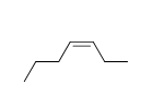 <strong>Match the chemical names to the molecular structure. -Cis-3-hexene</strong> A) B) C) D) E) f.