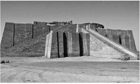 <strong> What is the name of this structure?</strong> A) tel B) ziggurat C) cenotaph D) menhir