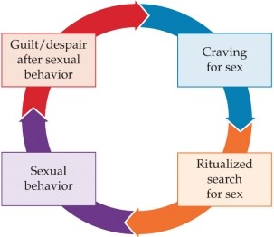 <strong>Refer to the figure. This figure illustrates</strong> A) discrepant sexual desire. B) hypersexuality. C) normal male sexual behavior. D) normal female sexual behavior. E) sexual interest/arousal disorder.