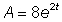 <strong>A population of bacteria has a growth curve given by   , where t is expressed in years. At what value of t does the original number of bacteria double?</strong> A) 0.347 years B) 0.693 years C) 1.347 years D) 1.693 years <div style=padding-top: 35px> 