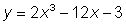 <strong>The slope of the curve   at x = 2 is what?</strong> A) -24 B) -12 C) 0 D) 12 <div style=padding-top: 35px> 