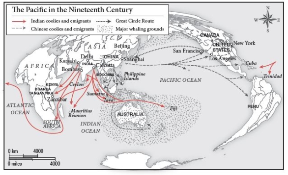 -Looking at Map 8.3, in the nineteenth century Japan had an advantage in trade with ________.