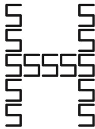 <strong>Refer to the figure. Navon found that in figures like this one, the big letter (H) interfered with the naming of the small letters (S) more than the small letters interfered with the big. This finding indicates that</strong> A) it is easier to name smaller objects than it is to name larger objects. B) it is easier to name larger objects than it is to name smaller objects. C) we process global aspects of an image before local aspects. D) we process local aspects of an image before global aspects. E) certain letters are more recognizable than others.