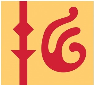 Refer to the figure. Which Gestalt figure-ground assignment principle is most responsible for perceiving the yellow portions in the image as ground?