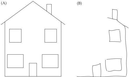 Refer to the figure. This figure depicts what can happen when a patient with _______ tries to copy a drawing.