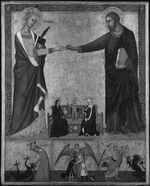 How did St Catherine commute her ecstatic authority into action?
