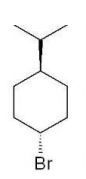<strong>Which of the following compounds undergoes an E2 reaction most readily?</strong> A) B) C) D) E)