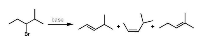 <strong>In the following reaction, which base most favors the anti-Zaitsev product? </strong> A) B) C) D) E)