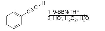 <strong>Which product would be isolated from the reaction shown? </strong> A) B) C) D) E)