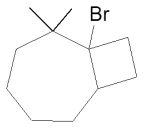 <strong>Assuming that a single carbocation rearrangement occurs, which of the following molecules is the major product of this reaction? </strong> A) B) C) D) E)