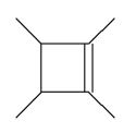 <strong>Which of the following molecules is a possible starting material in this ozonolysis reaction? </strong> A) B) C) D) E) molecules A, C, and D