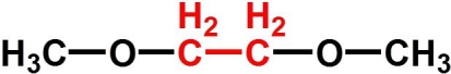 <strong>Choose the best name for the following compound. </strong> A) dimethoxyethyl ether B) dimethoxyethane C) 1,2-dimethoxyethane D) 1,3-dioxobutane E) 2-methoxyethyl methyl ether