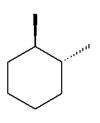<strong>Which of the following dimethylcyclohexanes has the most stable chair conformer?</strong> A) B) C) D) E)