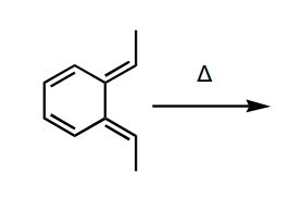What is the product of the following thermal reaction?