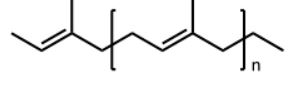 <strong>Which of the following polymers represents natural rubber?</strong> A) B) C) D) E)