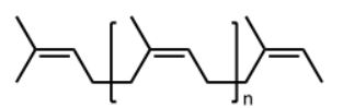 <strong>Which of the following polymers represents natural rubber?</strong> A) B) C) D) E)