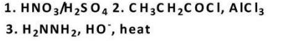 <strong>Which of the following series of reactions will give the desired product? </strong> A) B) C) D) E)