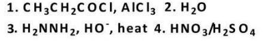 <strong>Which of the following series of reactions will give the desired product? </strong> A) B) C) D) E)