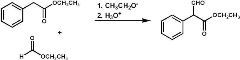 <strong>What type of reaction was most likely used to prepare the following compound? </strong> A) aldol condensation B) acetoacetic ester synthesis C) mixed Claisen condensation D) malonic ester synthesis E) Robinson annulation