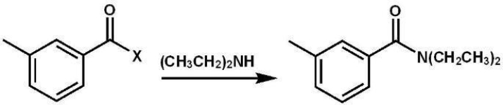 <strong>Which of the following carboxylic acid derivatives could be used in this reaction? For X =</strong> A) ?Br B) ?Cl C) ?SCH<sub>3</sub> D) ?OCH<sub>3</sub> E) all of the above