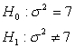 A random sample of 51scores is collected with a sample mean of 75 and a sample variance of 10. Test the following hypotheses at the .05 level of significance: <sub></sub>
