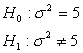 A random sample of 5 scores is collected with a sample mean of 8 and a sample variance of 9. Test the following hypotheses at the .05 level of significance: <sub></sub>