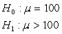 <strong>When testing the hypothesis presented below, at a .05 level of significance with the t test, where is the rejection region? </strong> A) the upper tail B) the lower tail C) both the upper and tails D) cannot be determined