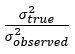 <strong>Reliability can be conceptually viewed as a ratio of ________.</strong> A) B) C) D)