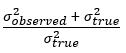 <strong>Reliability can be conceptually viewed as a ratio of ________.</strong> A) B) C) D)