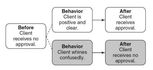 <strong>Match the following concepts with the diagrams below. -Differential reinforcement of incompatible behavior (DRI)</strong> A) B) C) D) E) F. G. H. I. J. K. L. M. N.
