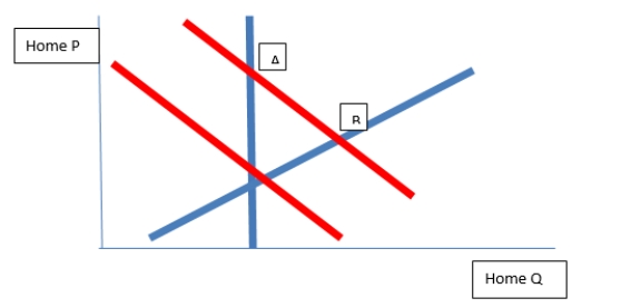 a. Using the above equation: 1/PE = (1 ? .25)(.04 + .01) + .005 + .035+ .02 ? .03 we have PE = 14.8. b. One Scenario: 1/ 30= (1-0) (.0655+0) + .001 + .045 + .04 -implies  = 11.8 % for a very long time. This would be faster than we expect nominal GDP to rise for a prolonged period, so it seems too optimistic. In this sense, it must be based on adaptive expectations. c. in a nutshell, we have a short run supply which is vertical but a long run supply with some elasticity. If demand grows rapidly we get caught first on the short run curve (A) but eventually prices settle down to the long run curve (B).    Renting is not a perfect substitute for a home. When you buy a home in many cities you may get two very important things: A hukou and a bride. You will likely not get these if you rent in an urban area in China.