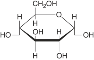 <strong>This biological molecule can be described as a ________. (Select all that apply)  </strong> A) monomer B) monosaccharide C) hexose D) carbohydrate <div style=padding-top: 35px> 