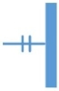 <strong>Which cardinality type is represented by this crow's foot cardinality notation? </strong> A) One and only one B) No more than one C) At least one D) Any
